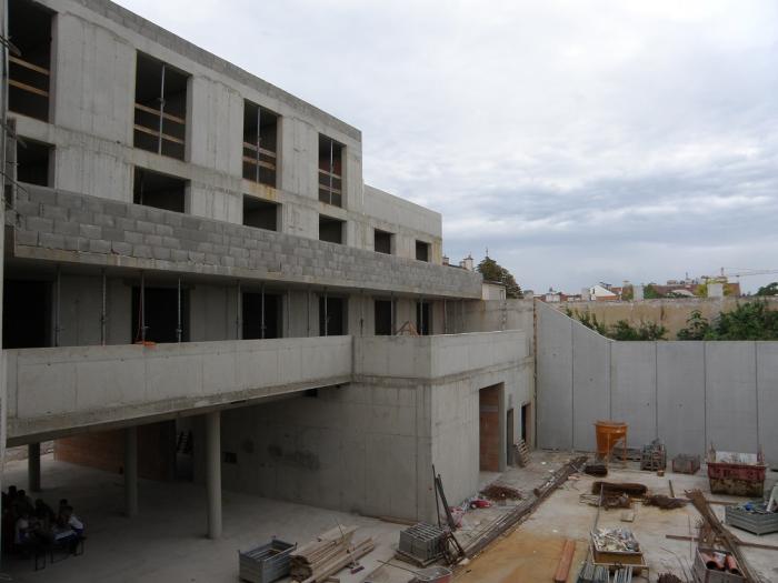 Fassadenansicht Innenhof